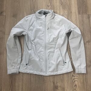 The North Face Apex Bionic womens medium Gray fleece lined jacket full zip